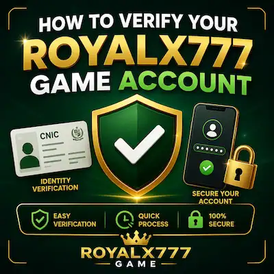 How to Verify Your Royalx777 Game Account logo image