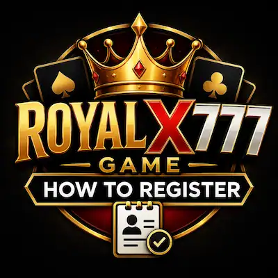 how to register royalx777 game logo image
